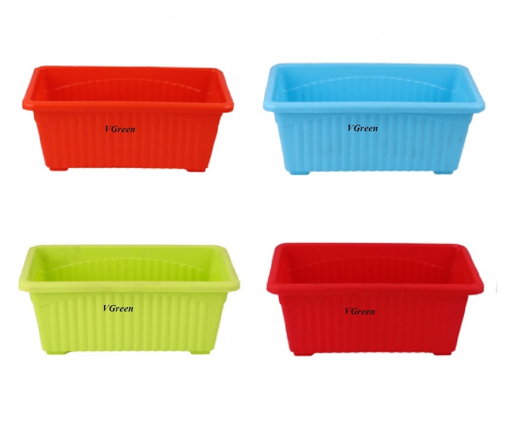 Garden Rectangle Window Planter Set of 4 Pcs