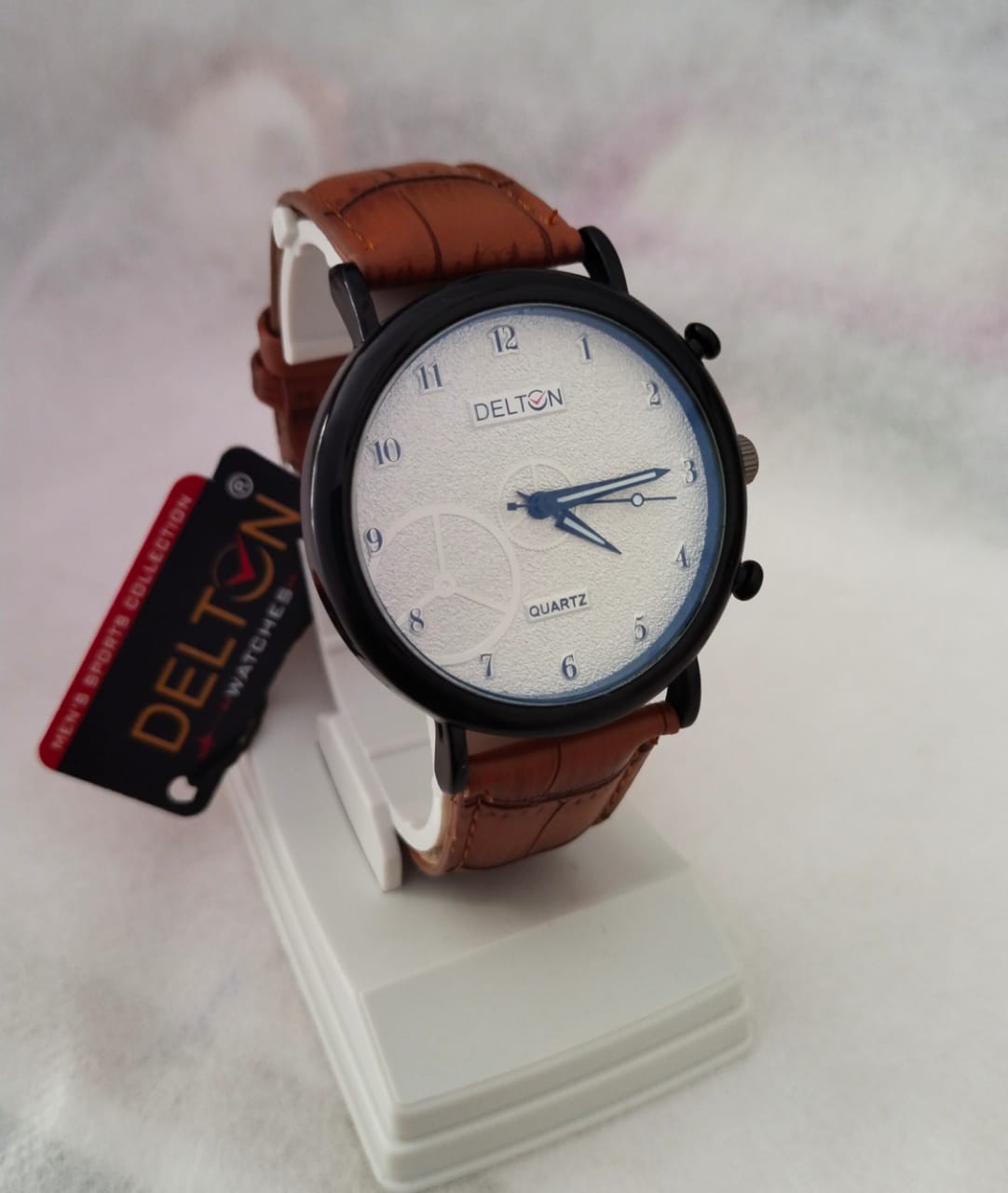 DELTON LEATHER WATCH FOR MEN
